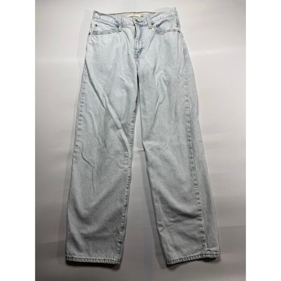 Levi's '94 Baggy Women's Light Wash Straight Leg Blue Jeans - Size 27 (29x30.5) - Picture 1 of 6